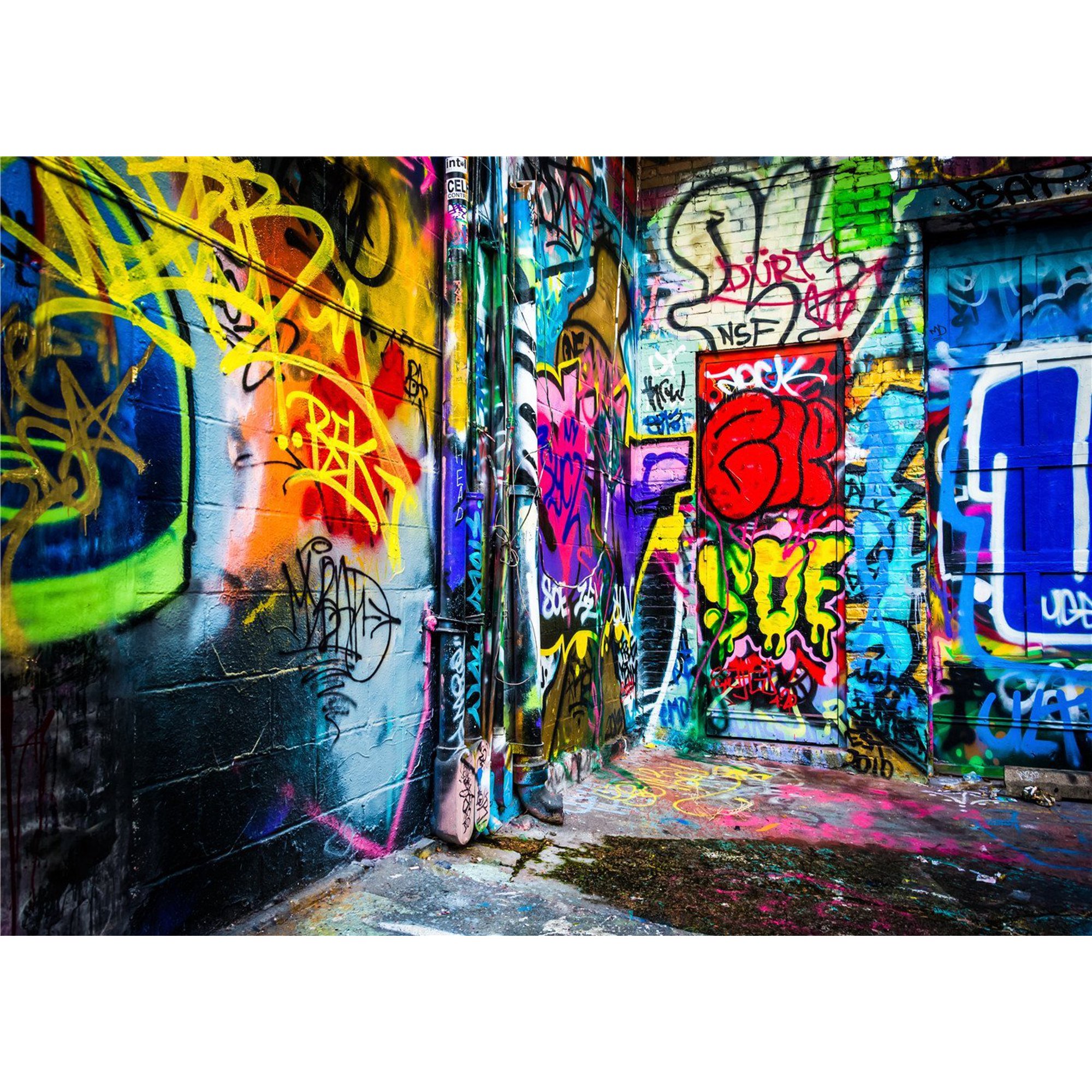 Colorful Graffiti Background