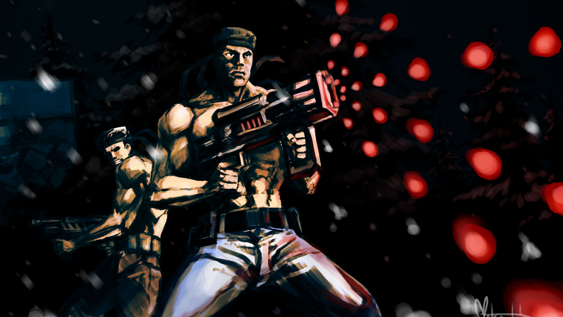 Contra Background