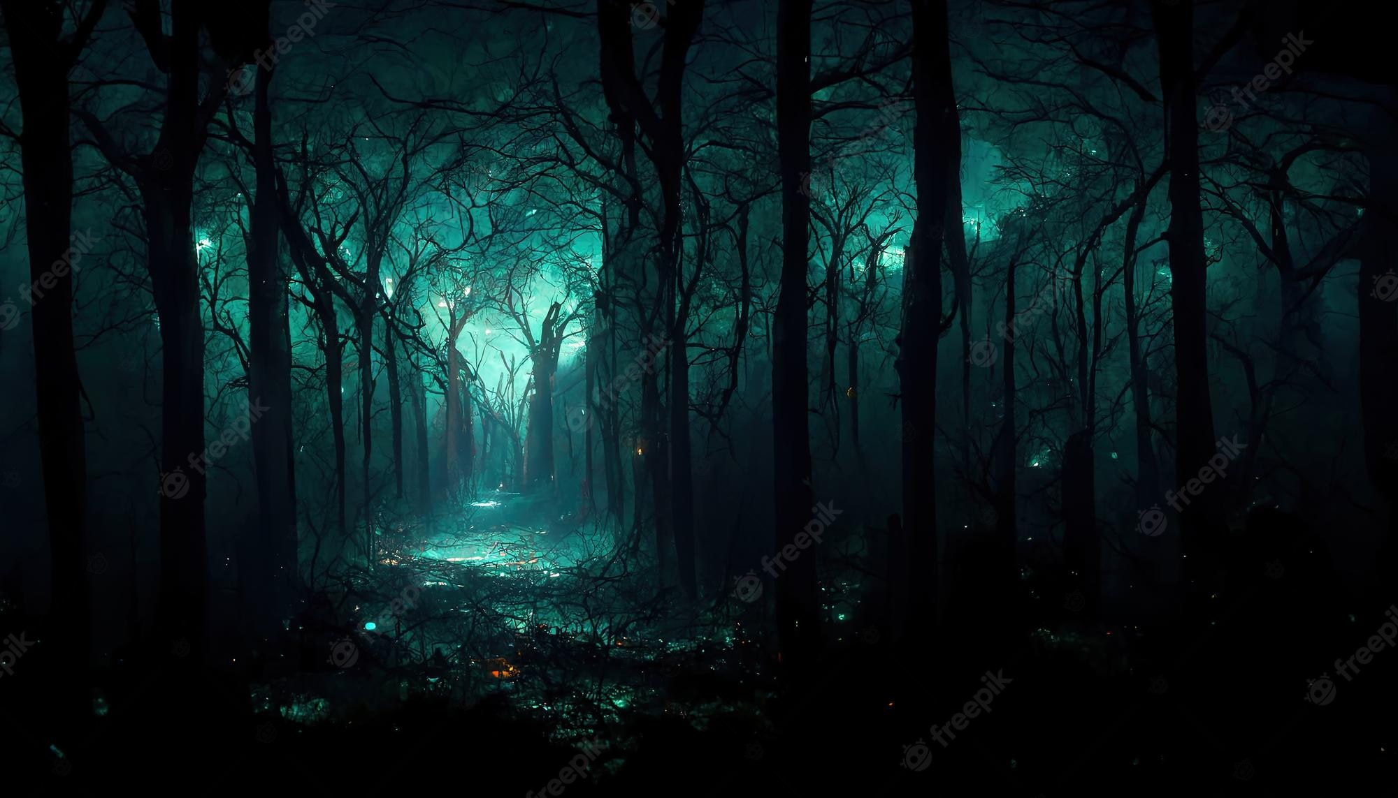 Creepy Forest Background