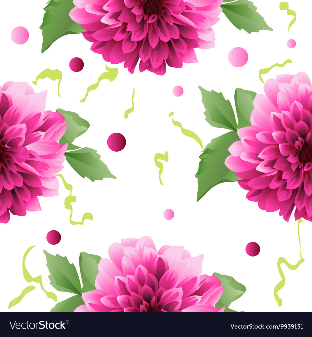 Dahlia Flower Background