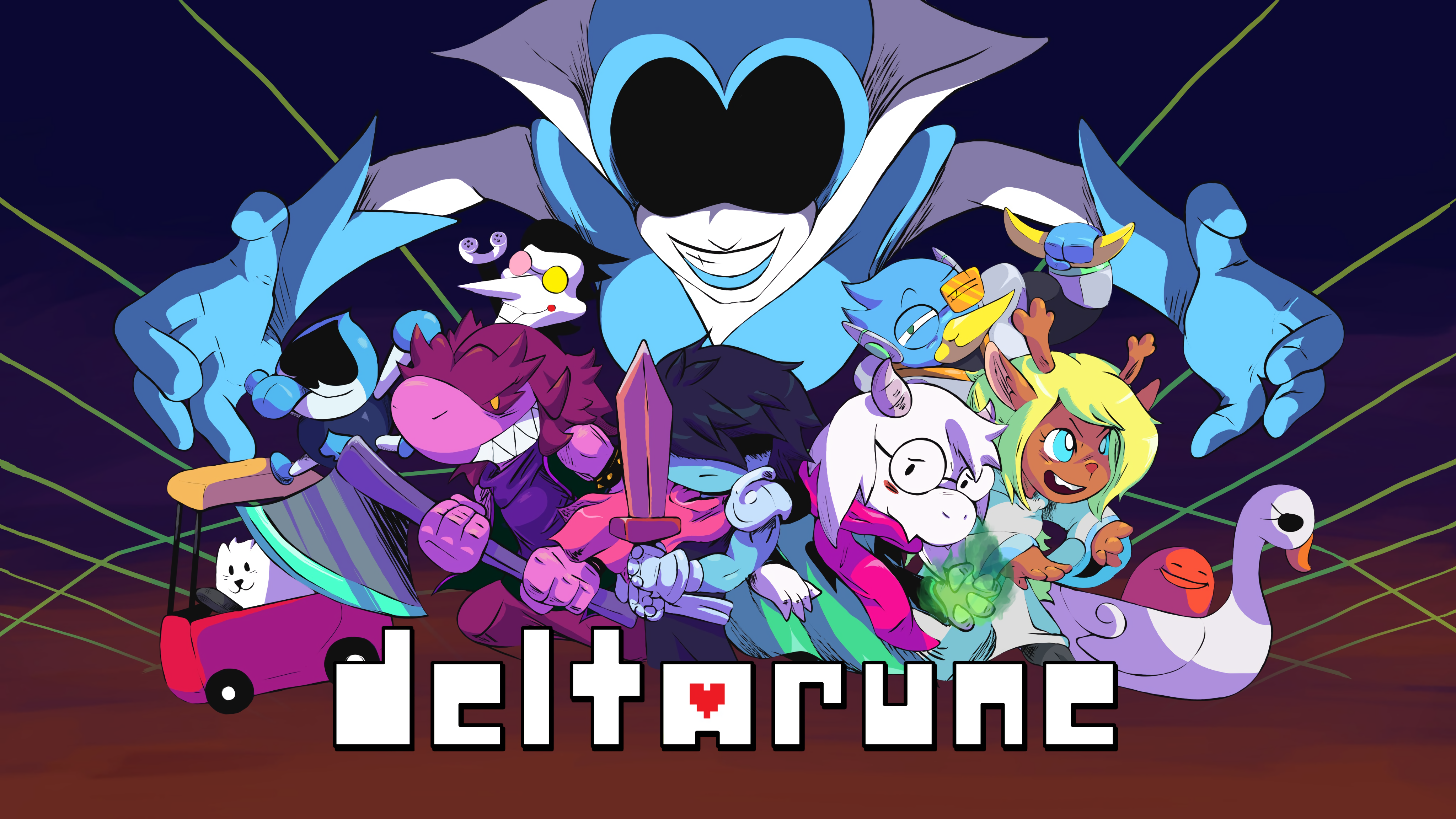 Deltarune Backgrounds