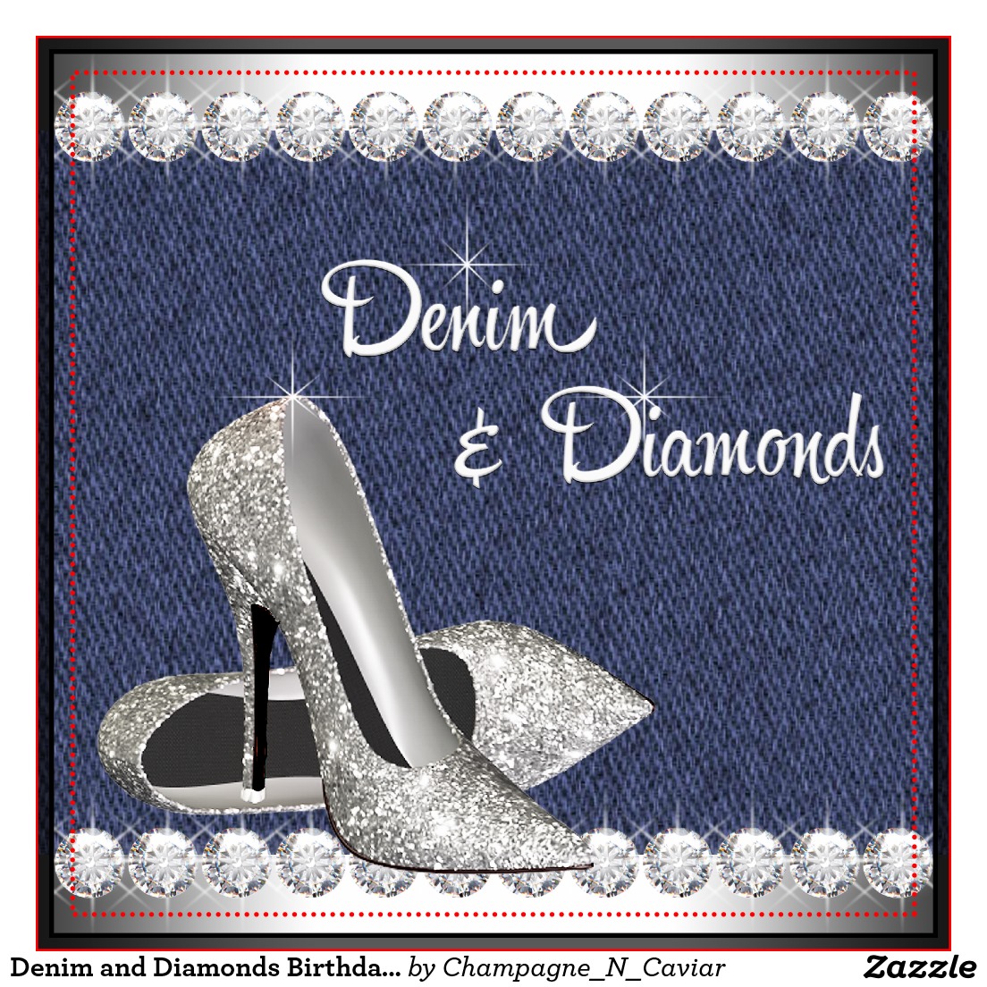 Denim And Diamonds Background
