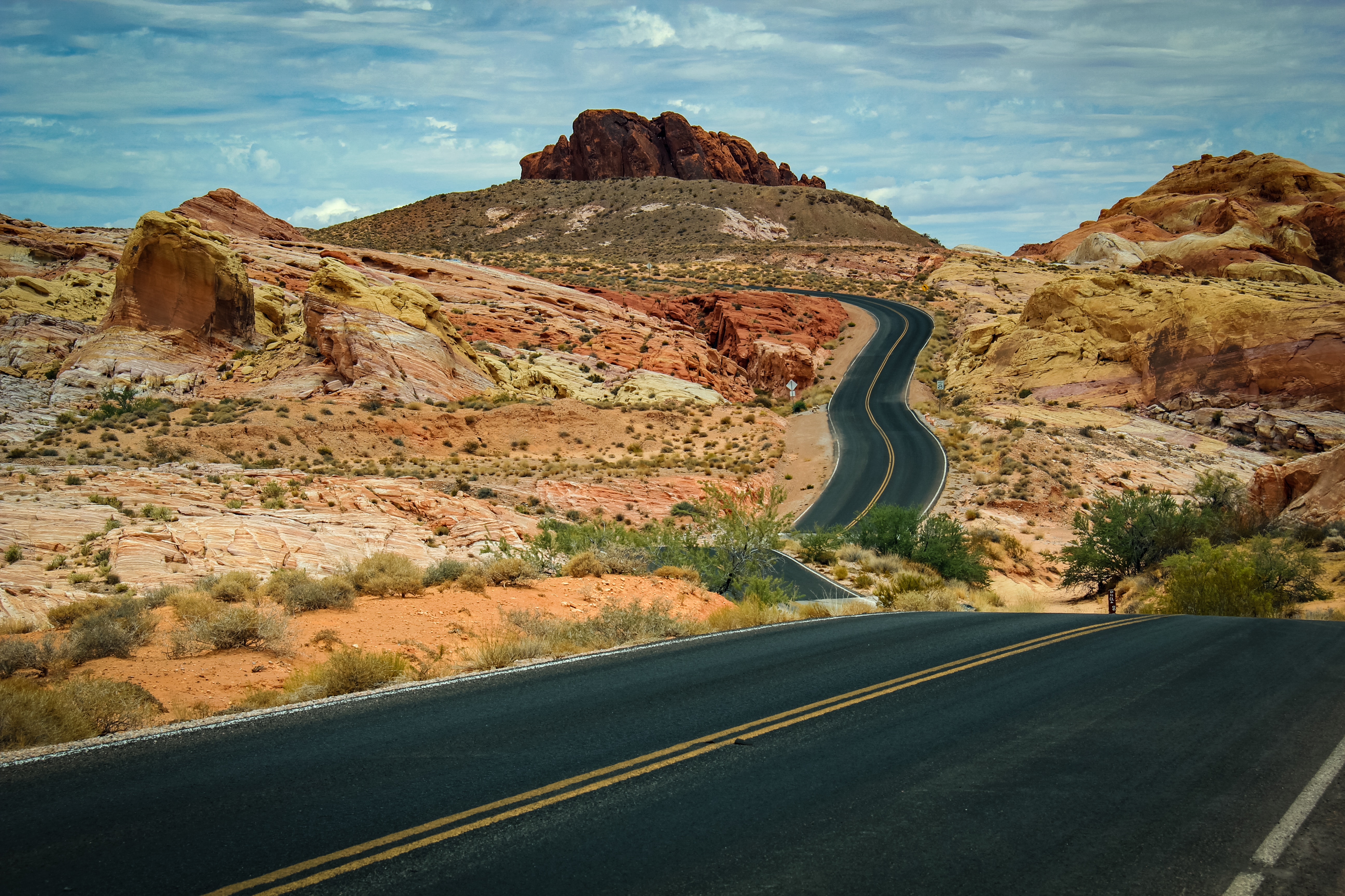 Desert Road Background