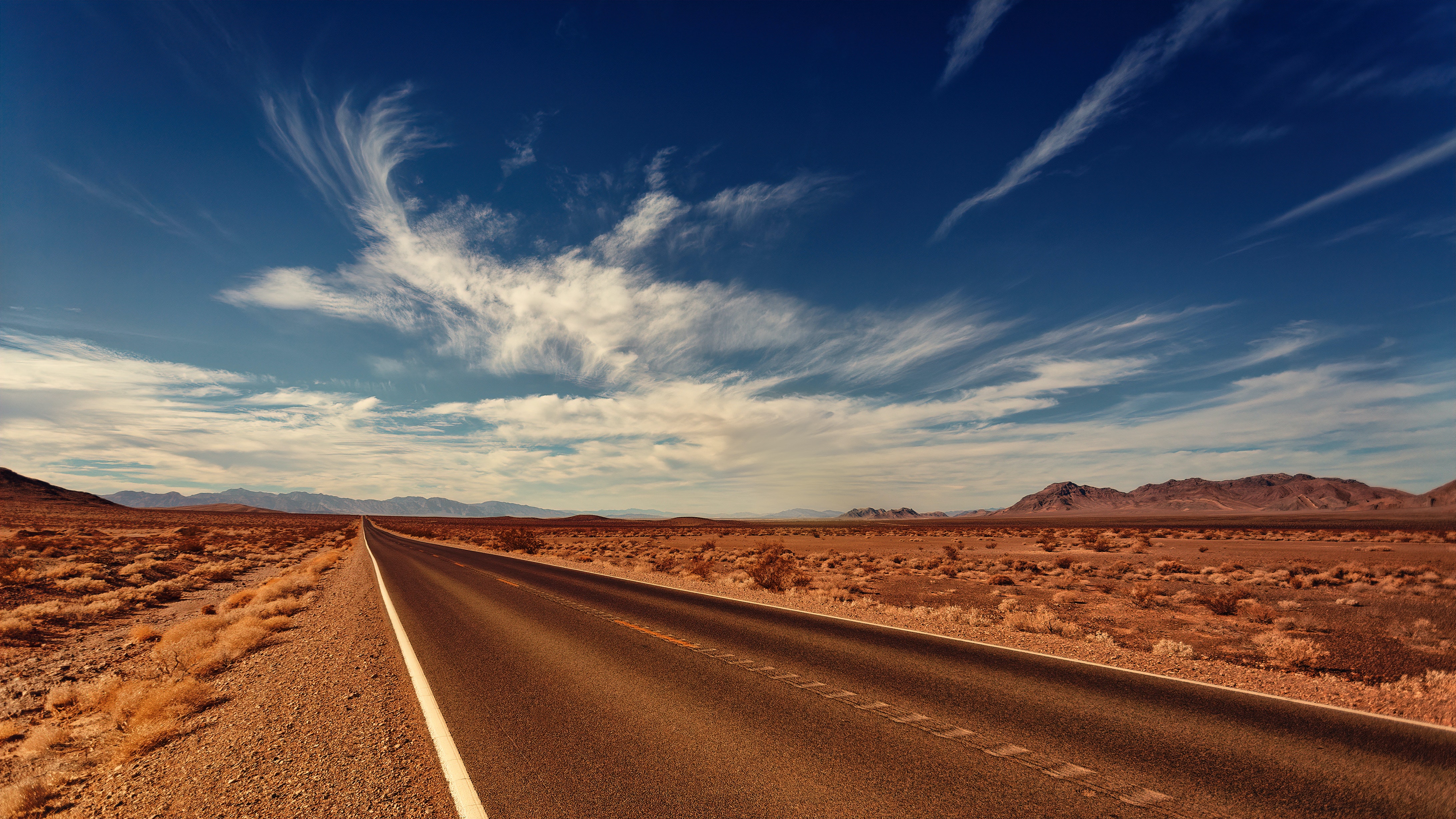 Desert Road Background