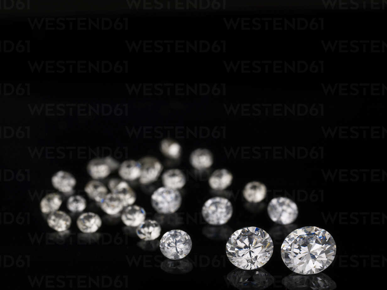 Diamonds Black Background