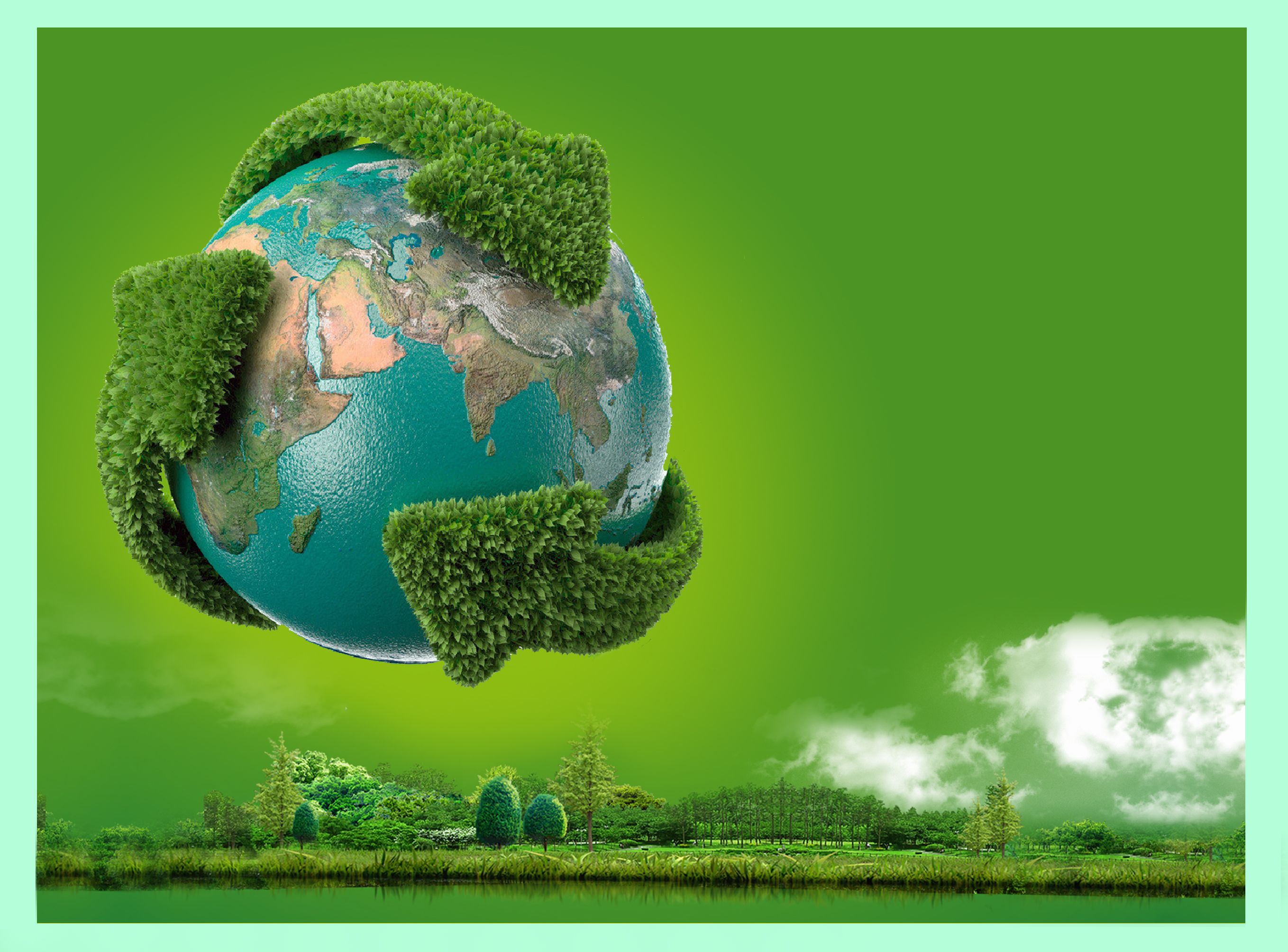 Earth Green Background