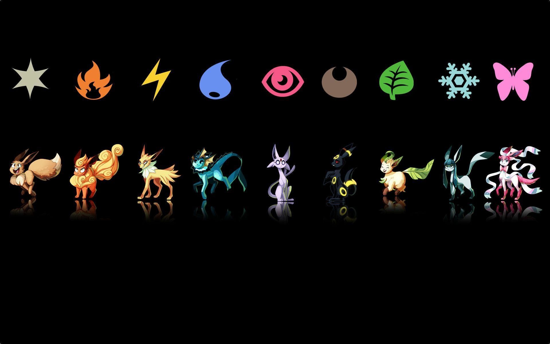 Eevee Evolutions Background