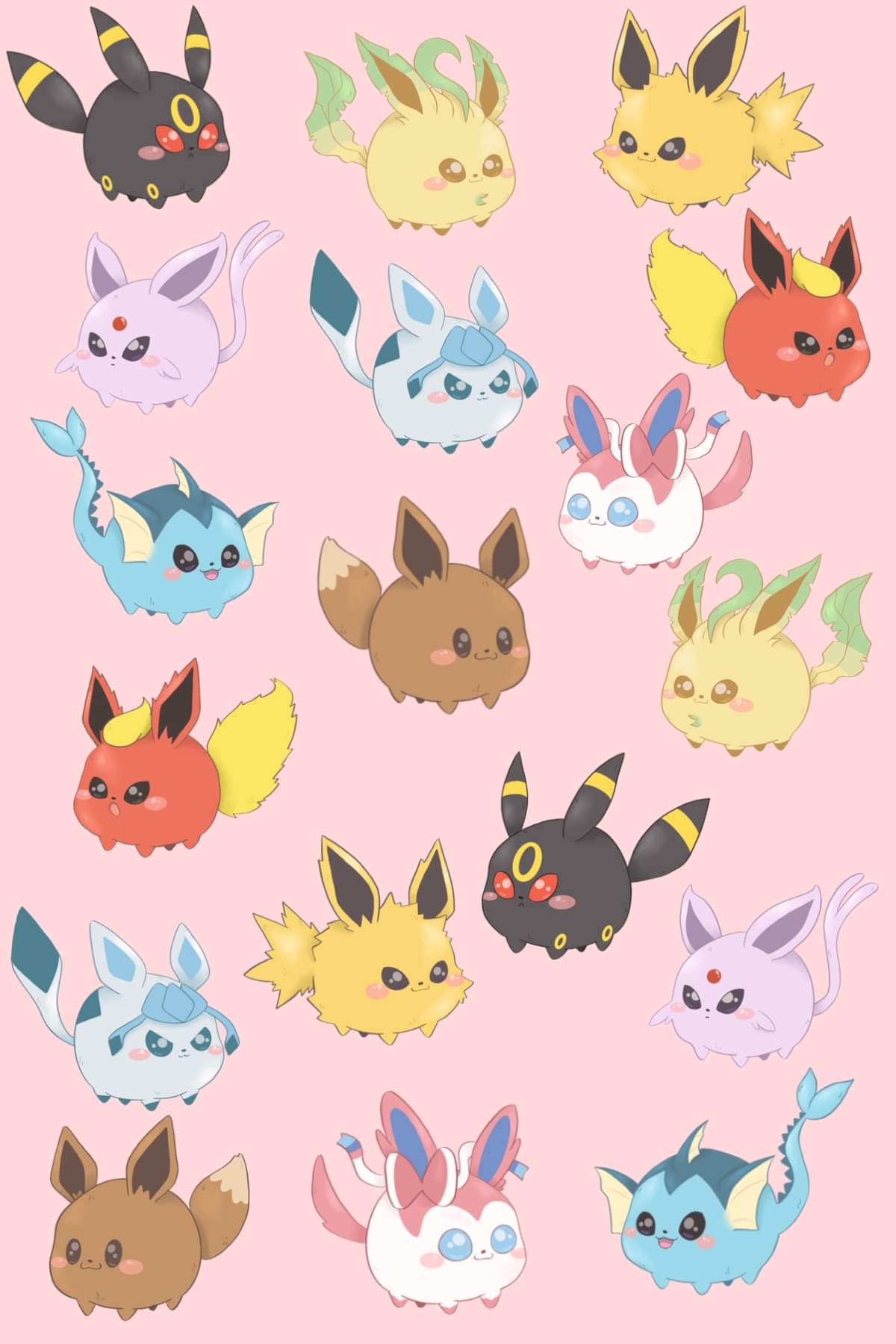 Eevee Evolutions Background