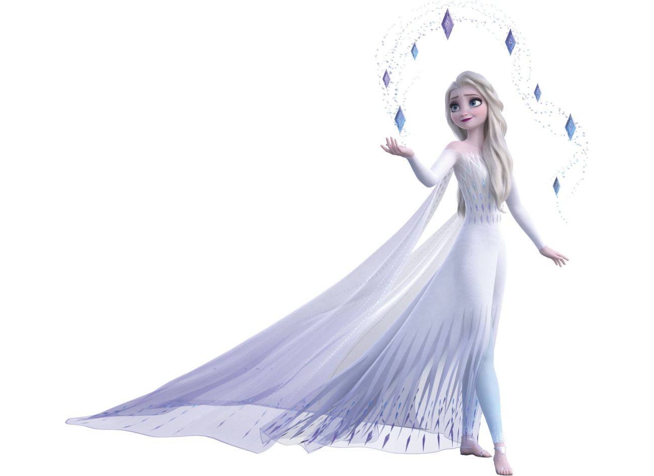 Elsa White Background