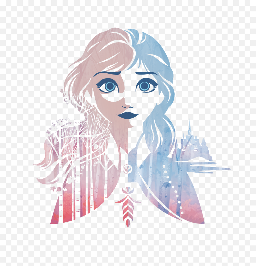 Elsa White Background