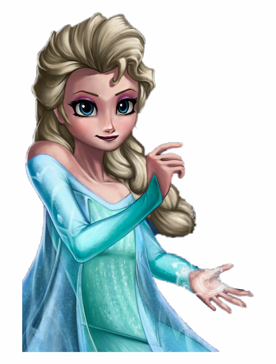 Elsa White Background