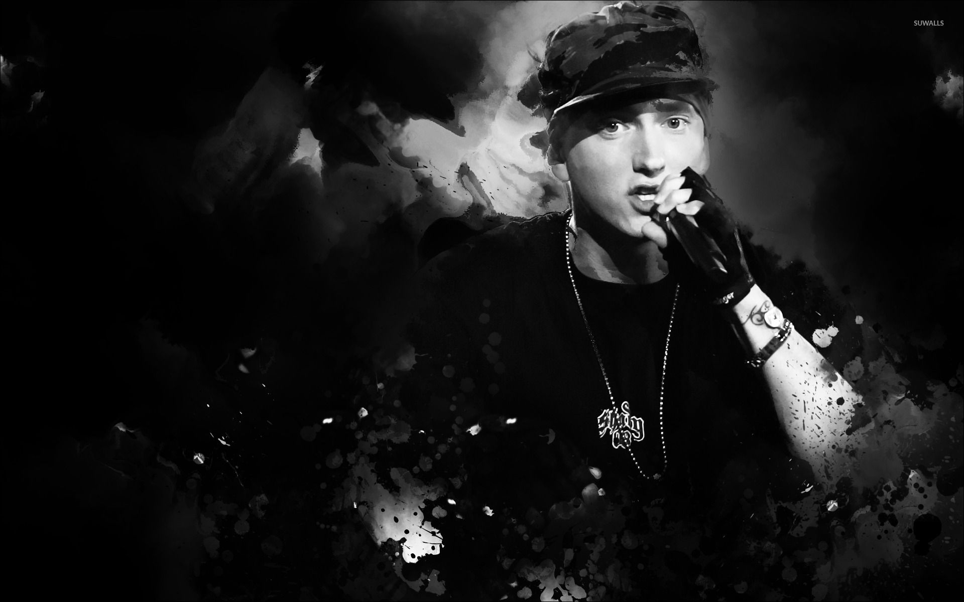 Eminem White Background