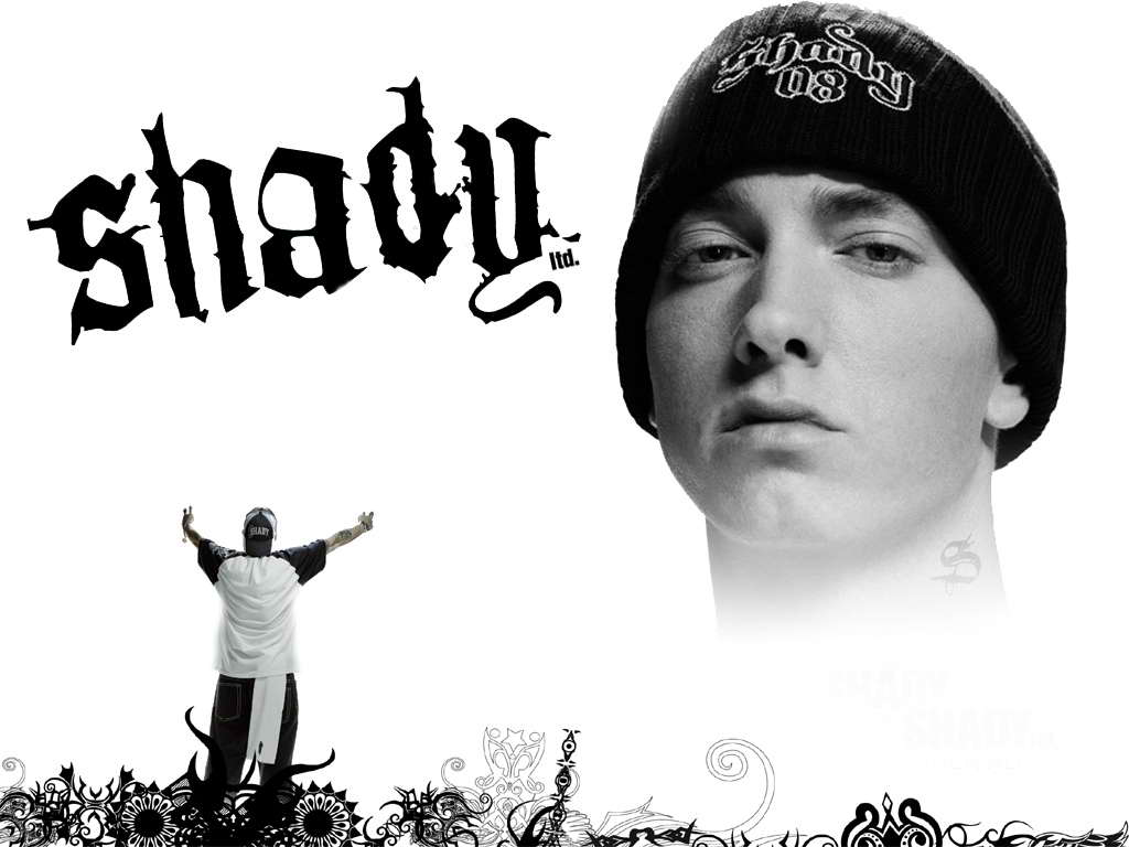 Eminem White Background