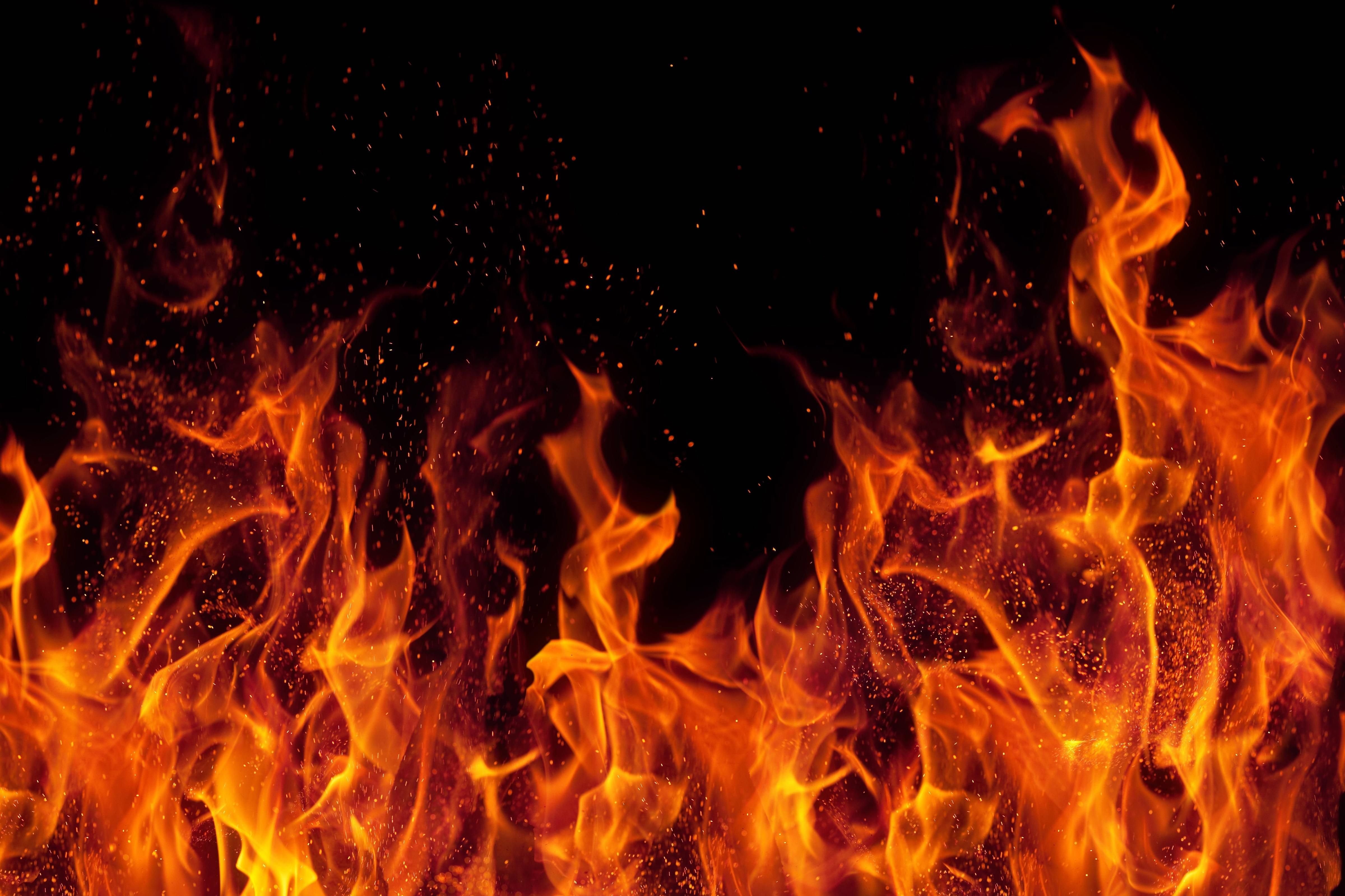 Fiery Background Hd