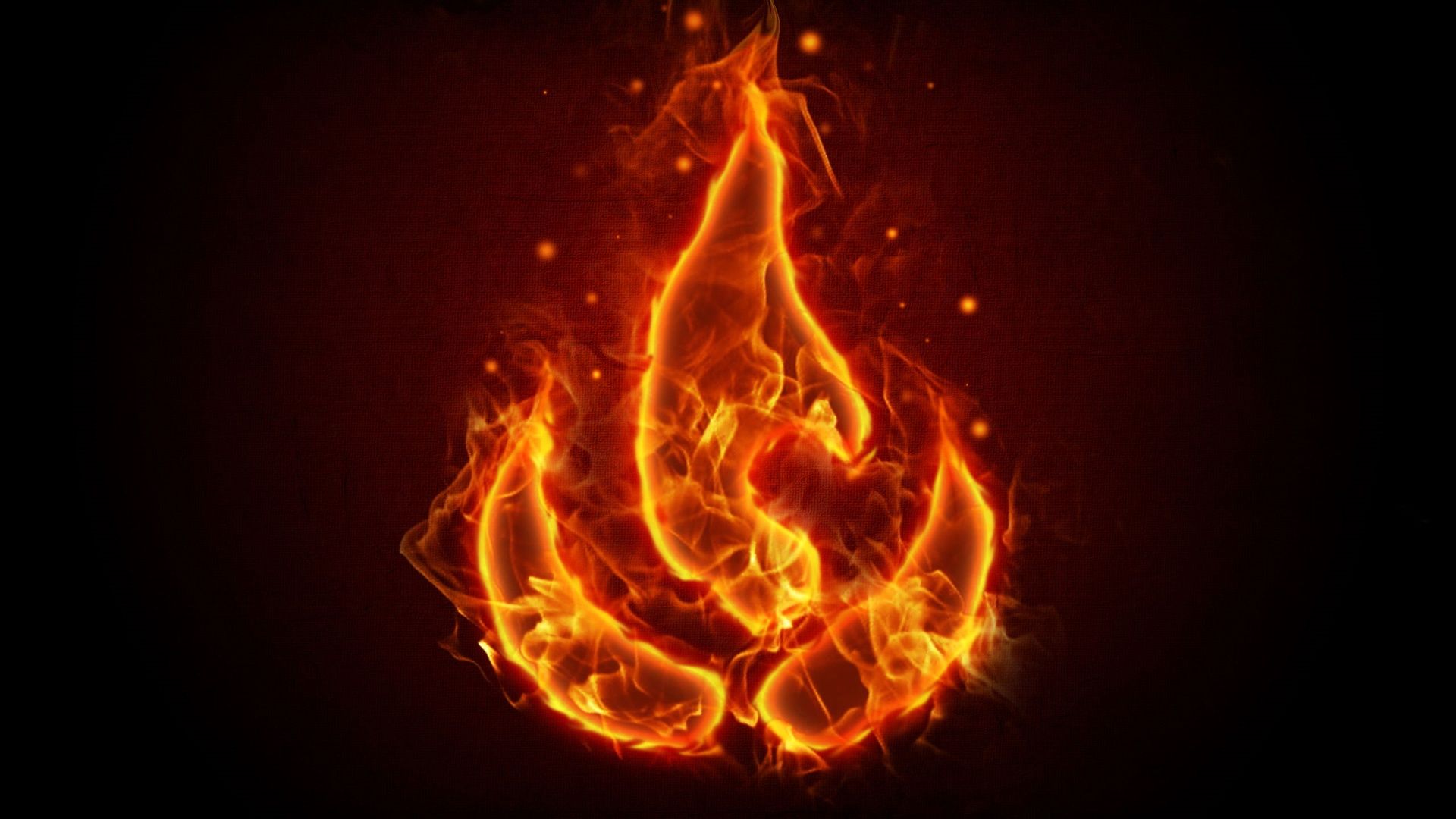 Fiery Background Hd