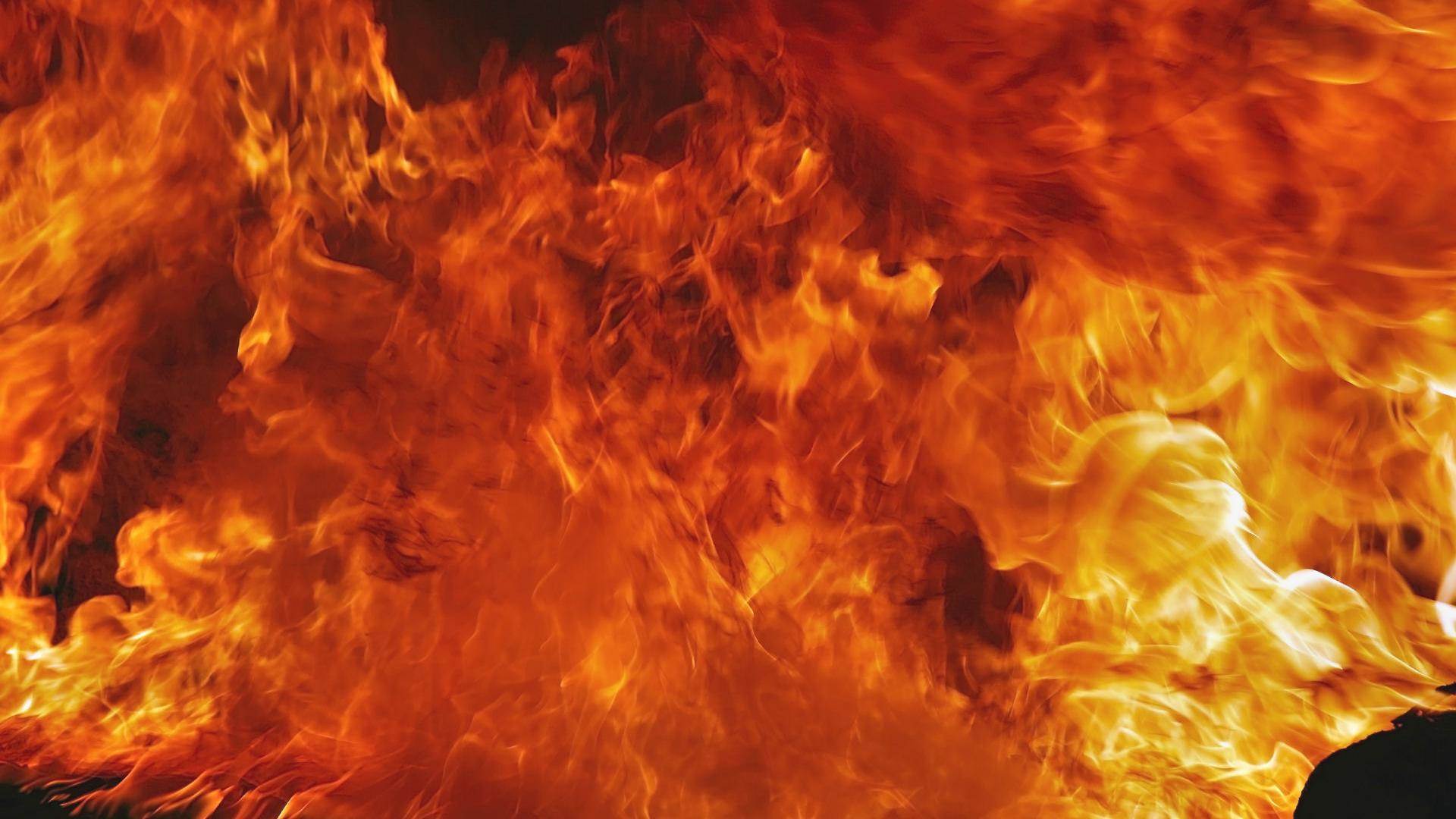 Fiery Background Hd