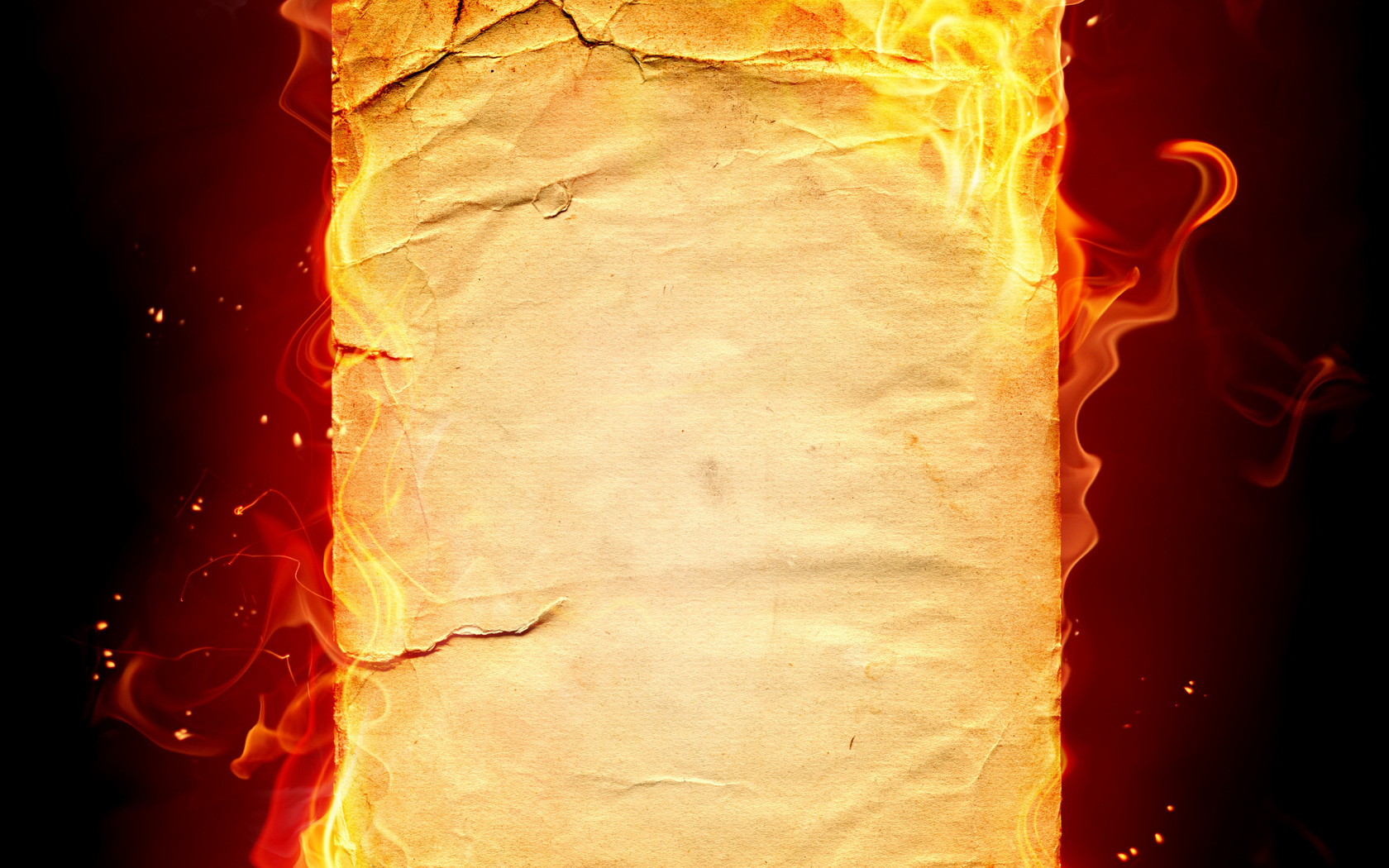 Fiery Background Hd