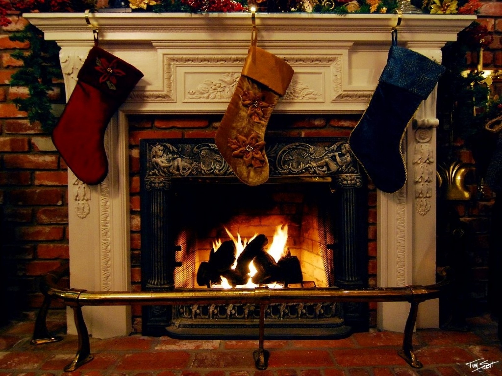 Fireplace Desktop Background