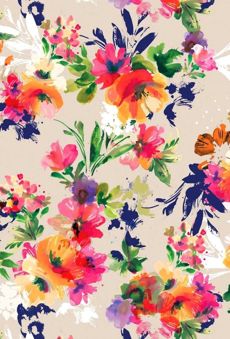 Floral Background Phone