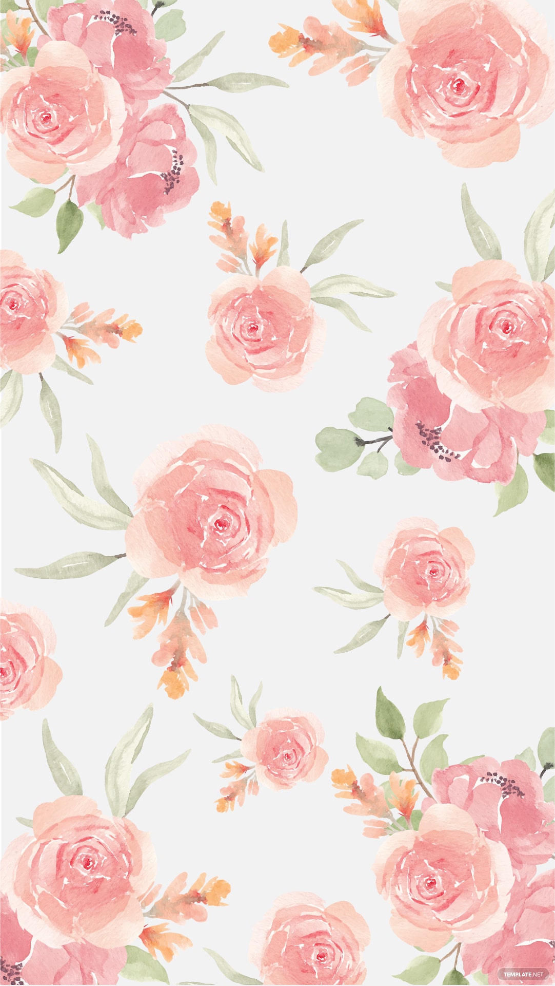 Floral Background Phone