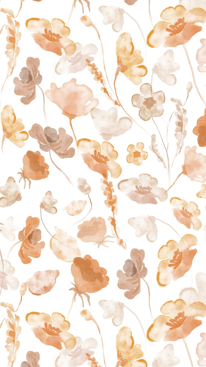 Floral Background Phone