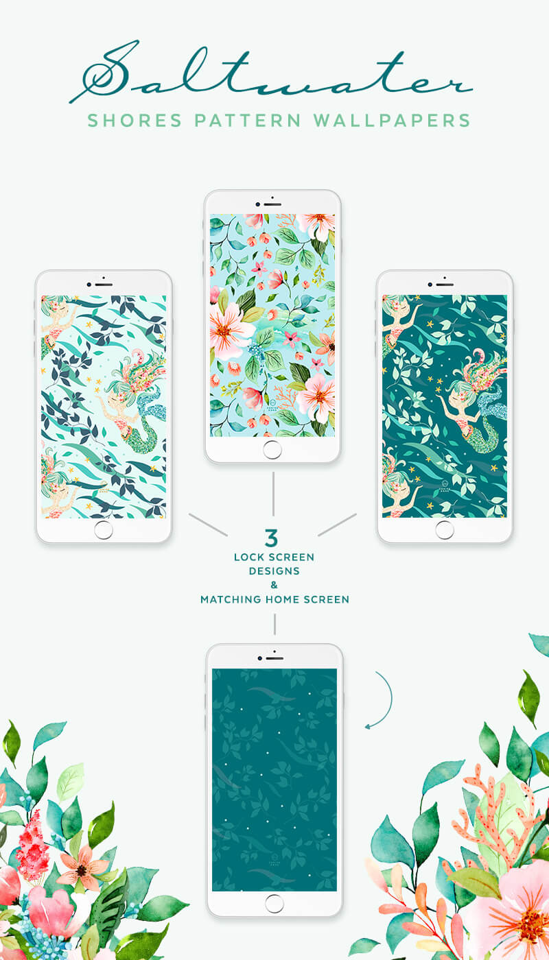 Floral Background Phone