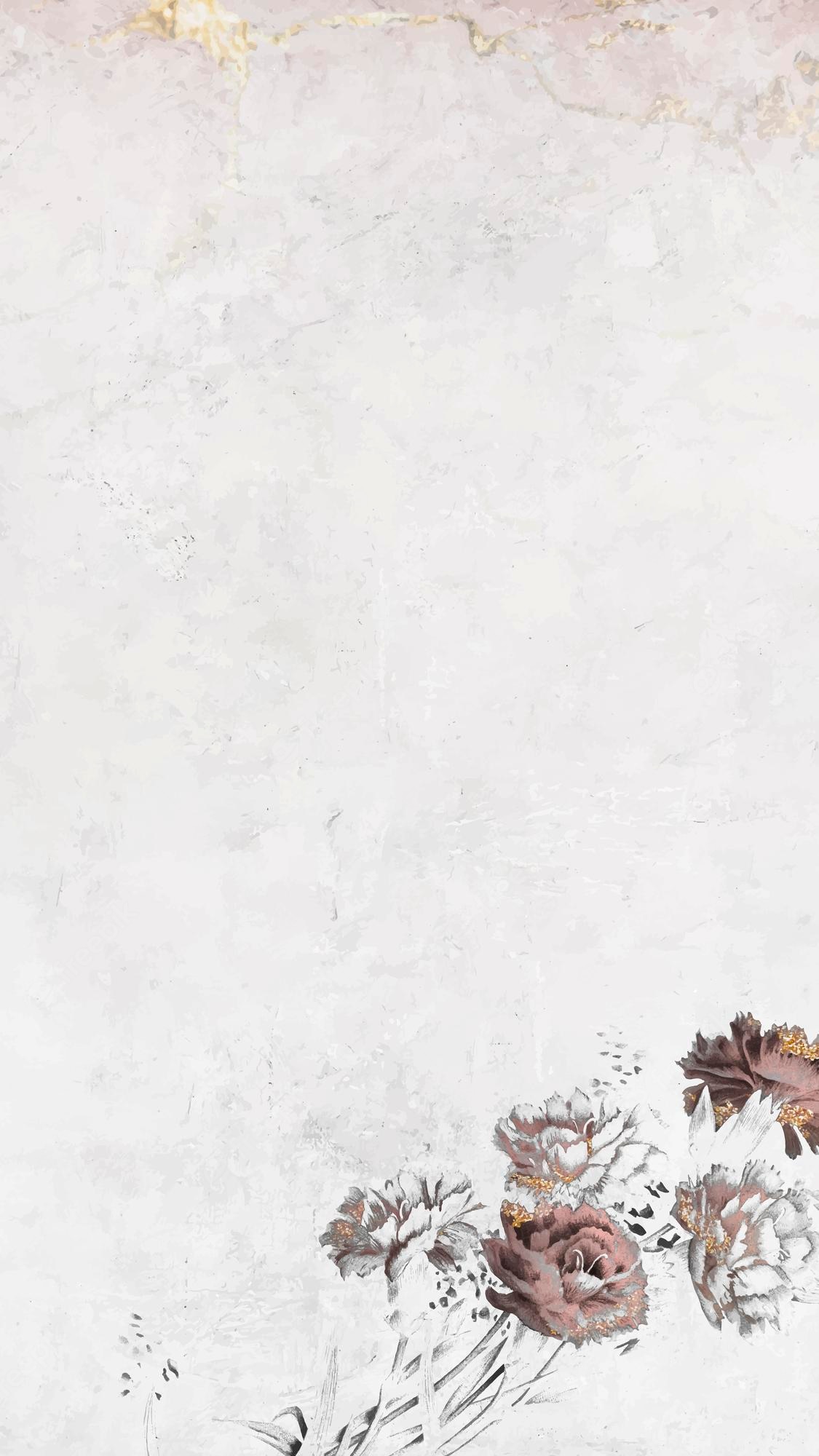 Floral Background Phone