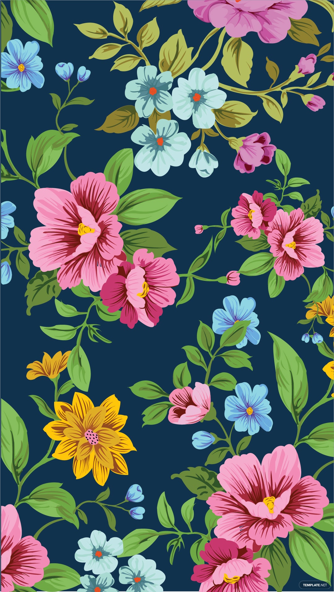 Floral Background Phone