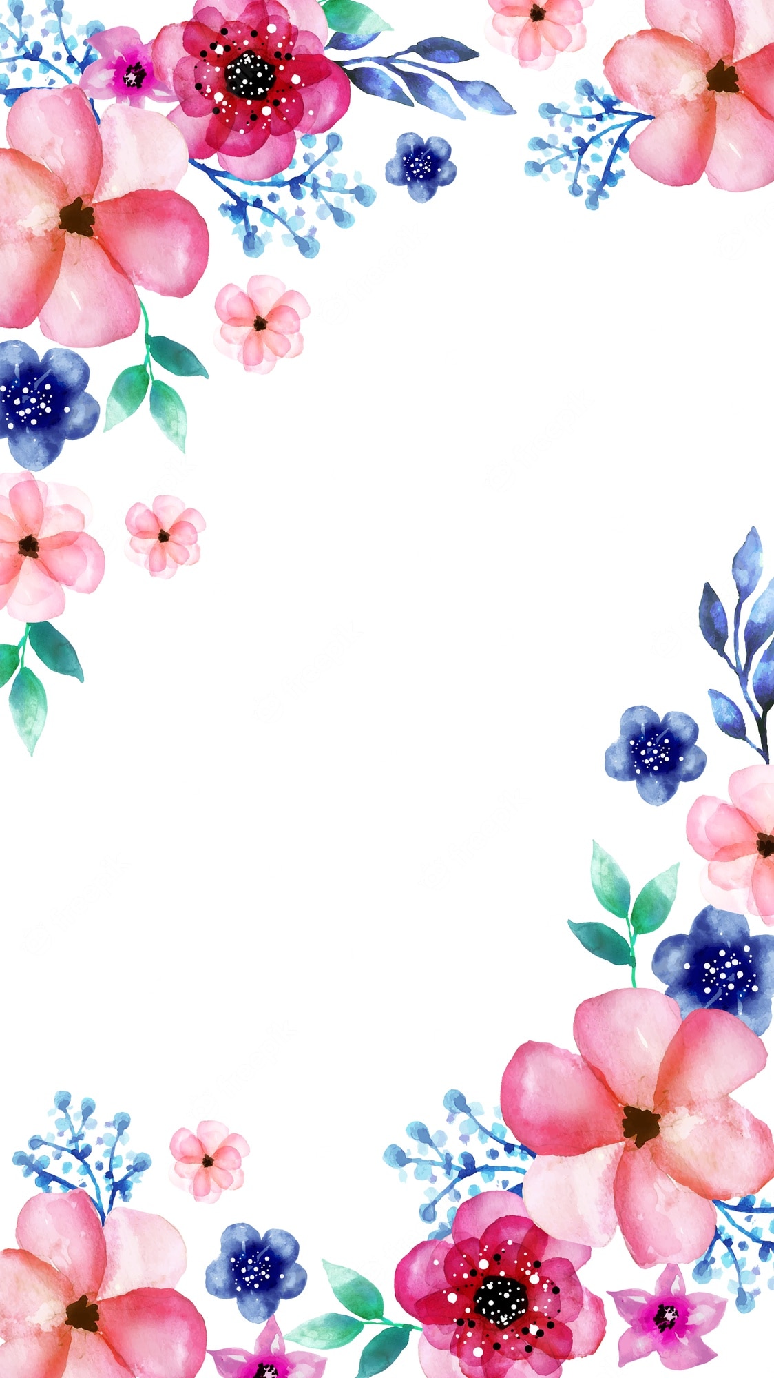 Floral Background Phone