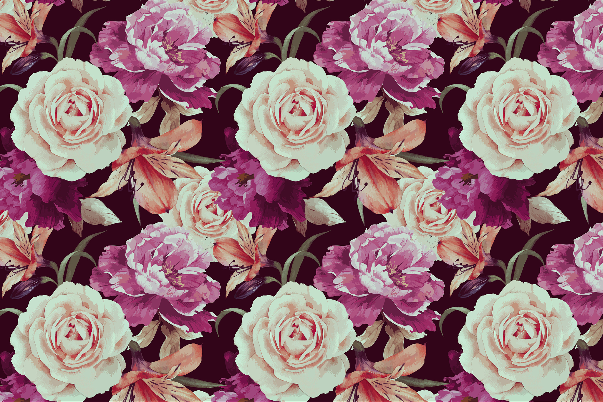 Floral Background Phone