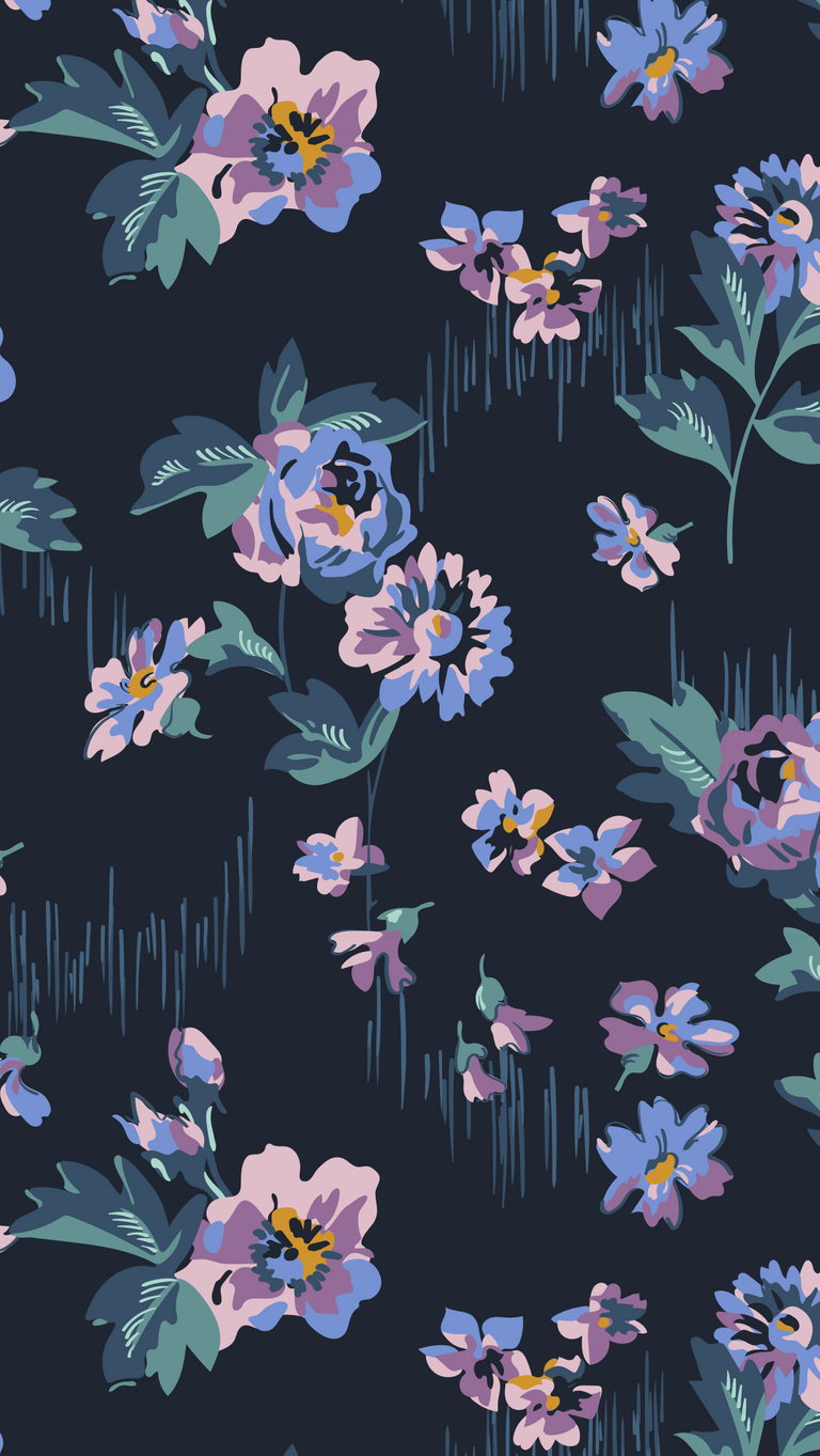 Floral Background Phone