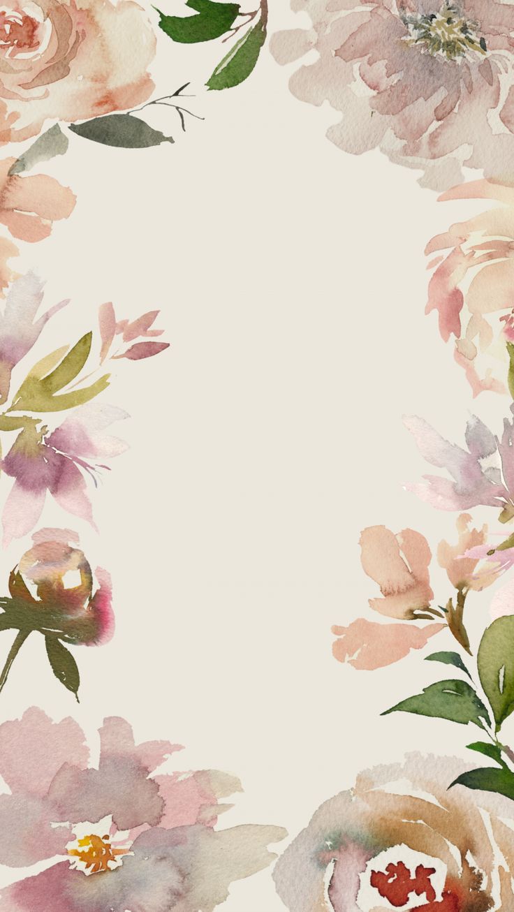 Floral Background Phone