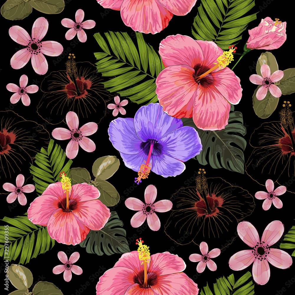 Flower Drawing Background