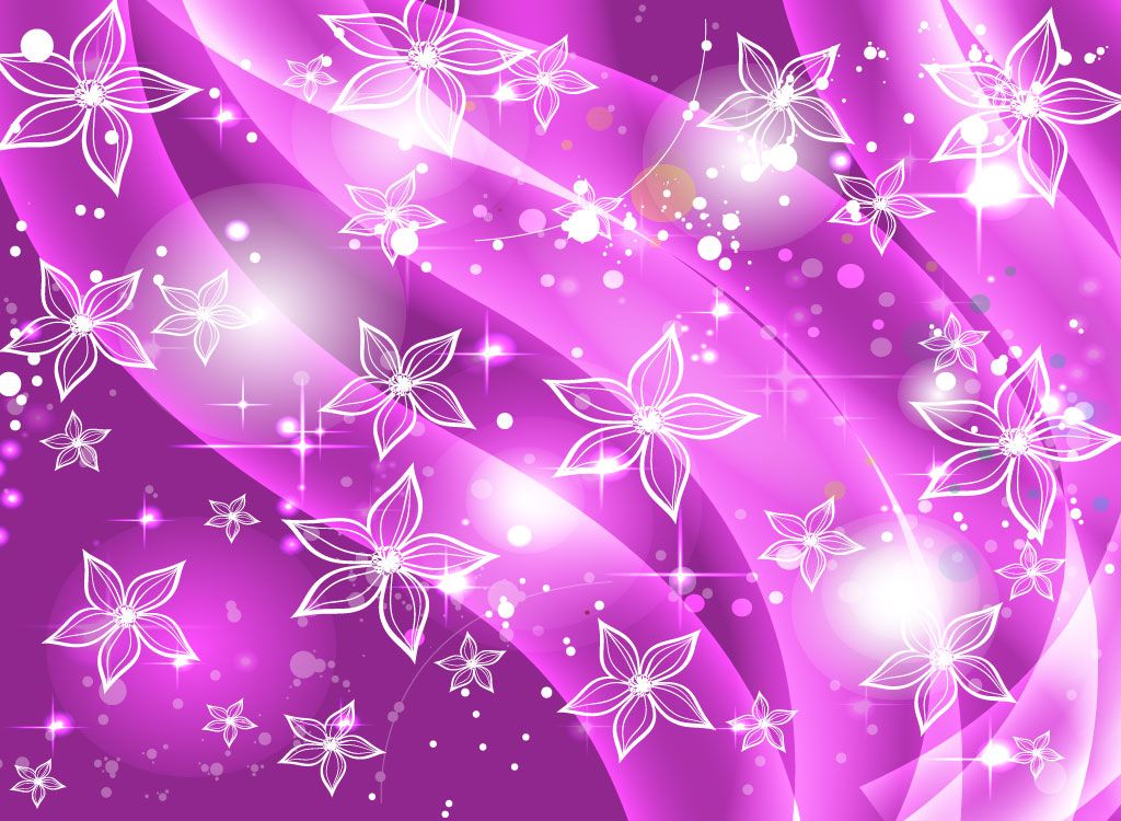 Flower Purple Background