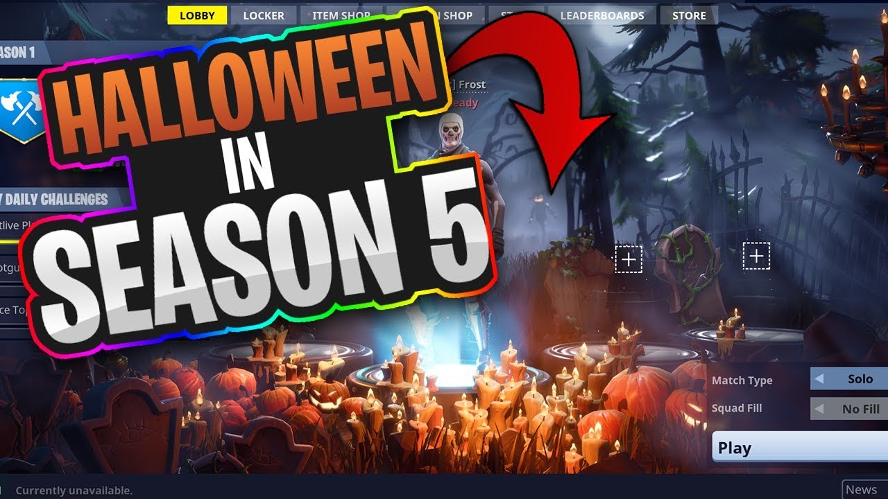 Fortnite Halloween Background