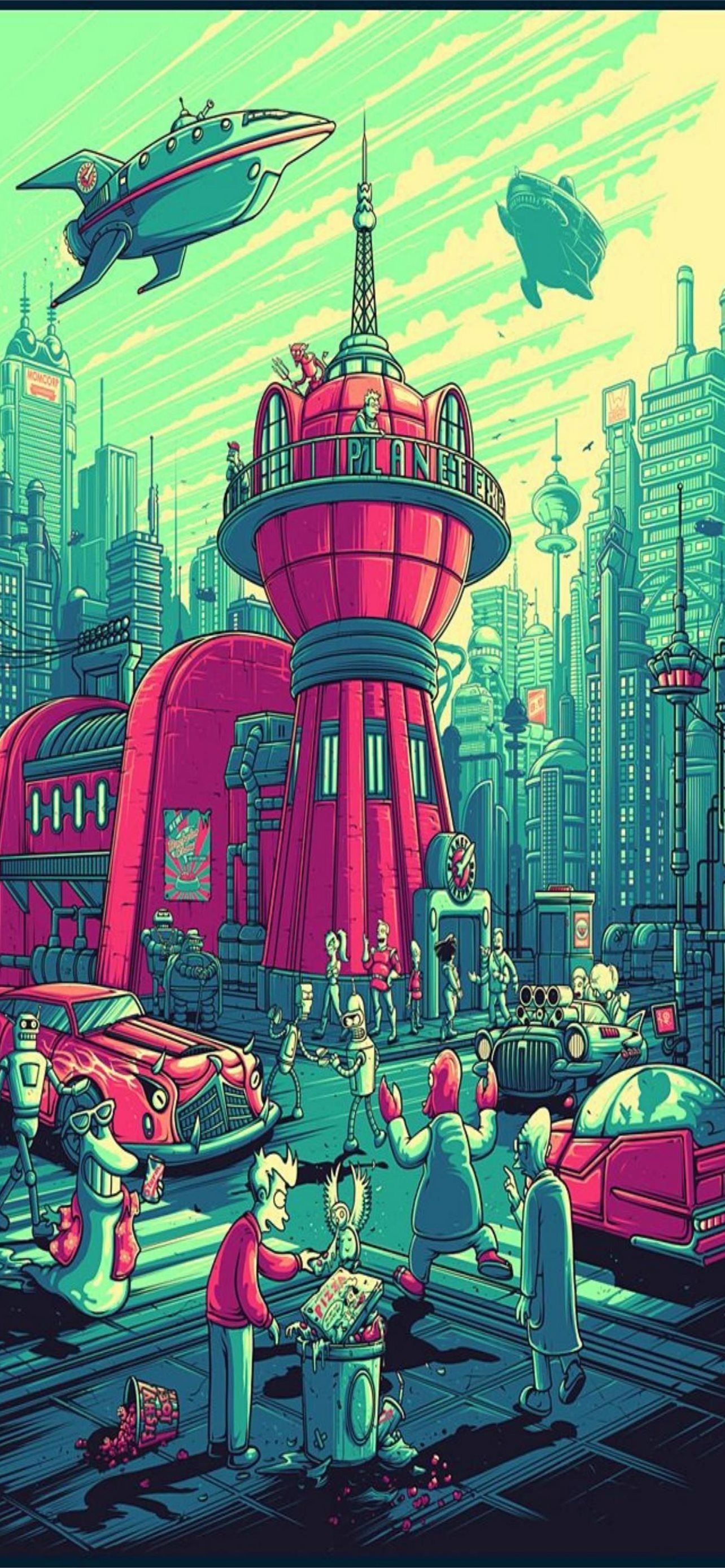 Futurama Background