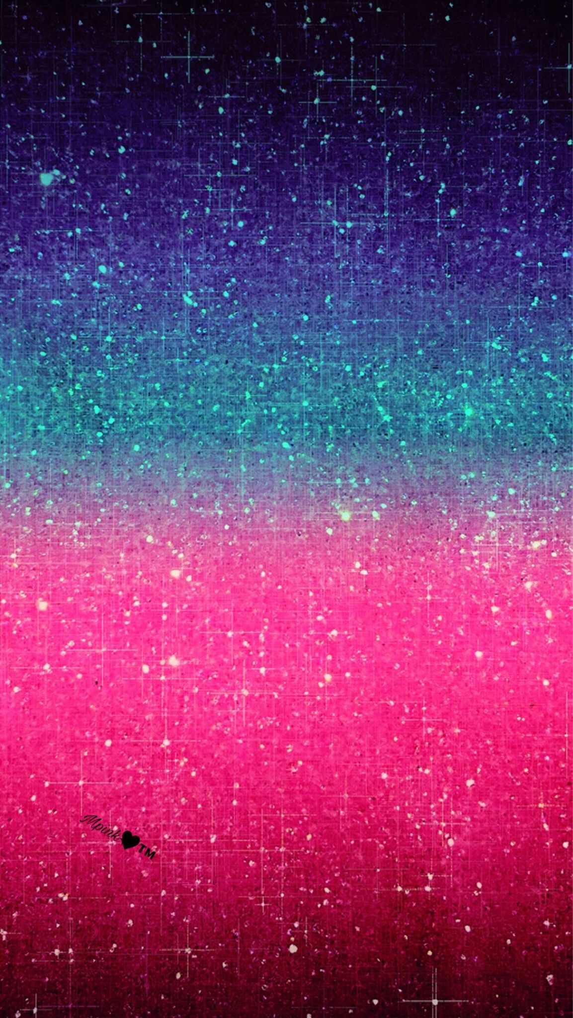 Galaxy Ombre Glitter Background