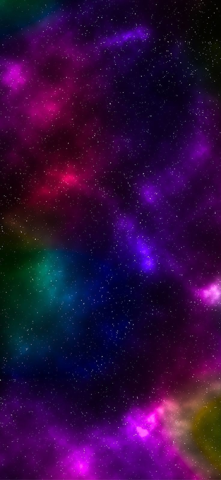 Galaxy Ombre Glitter Background