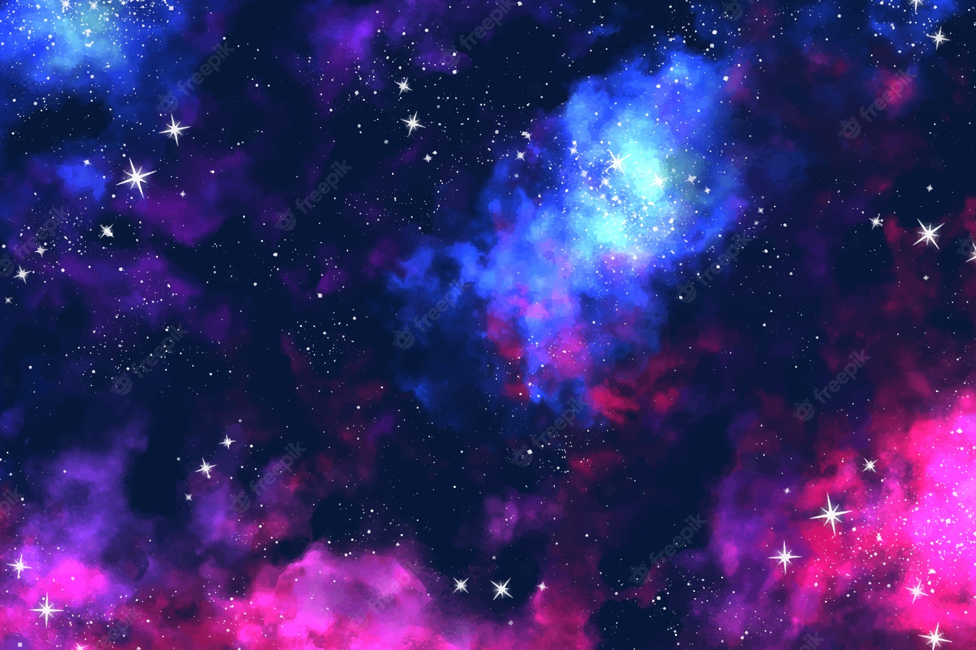 Galaxy Pink And Blue Marble Background