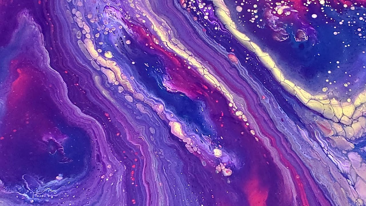 Galaxy Pink And Blue Marble Background