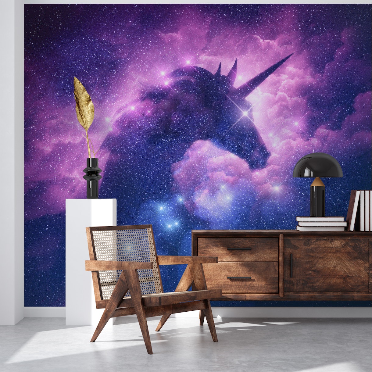 Galaxy Unicorn Background