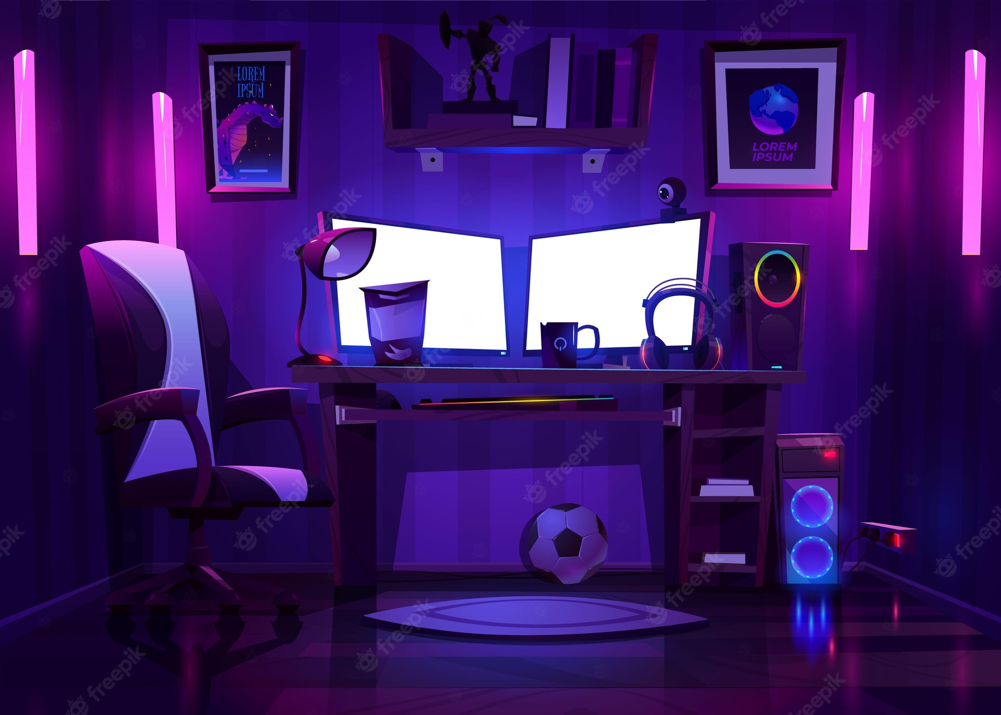 Gaming Room Background