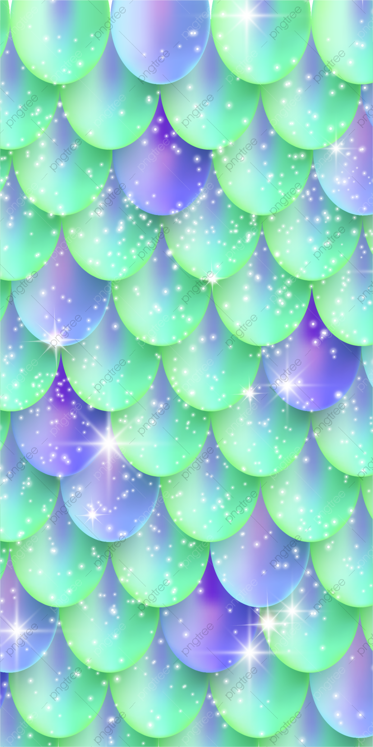 Glitter Mermaid Background