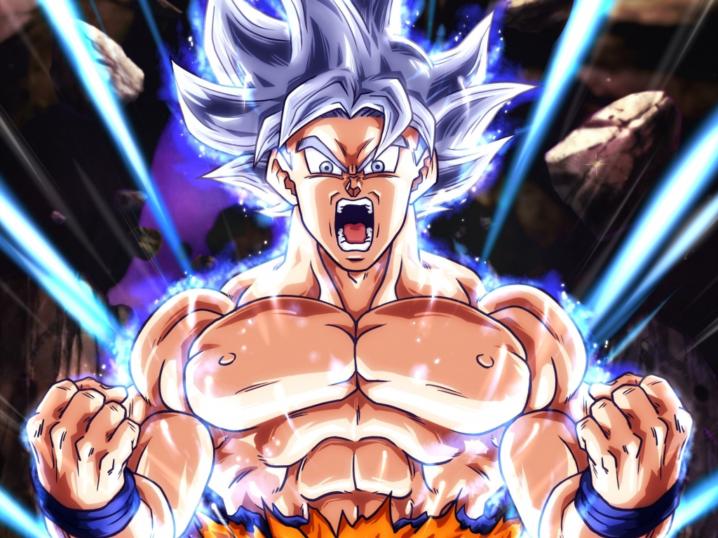 Goku White Background