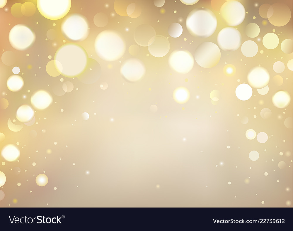 Gold Bokeh Background