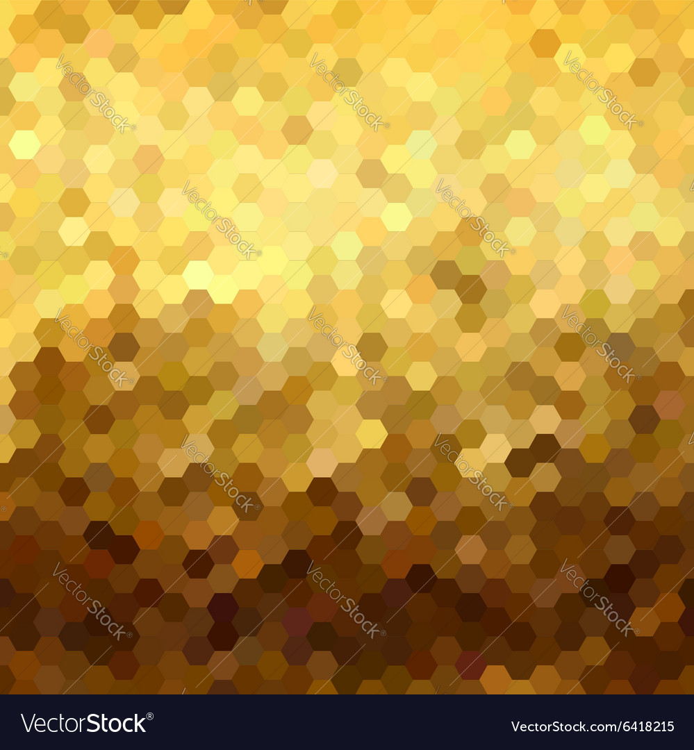 Gold Honeycomb Background