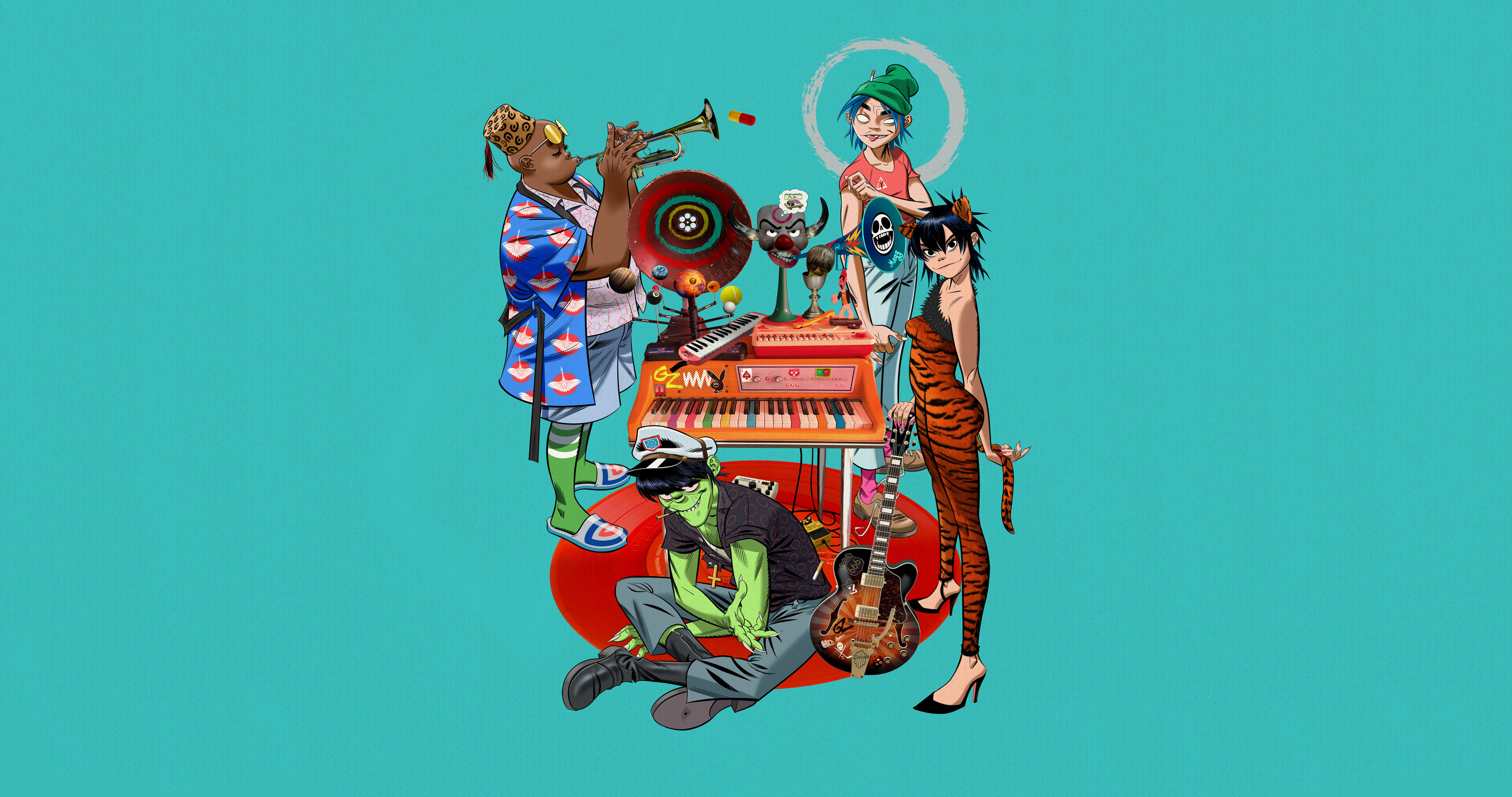 Gorillaz Desktop Background