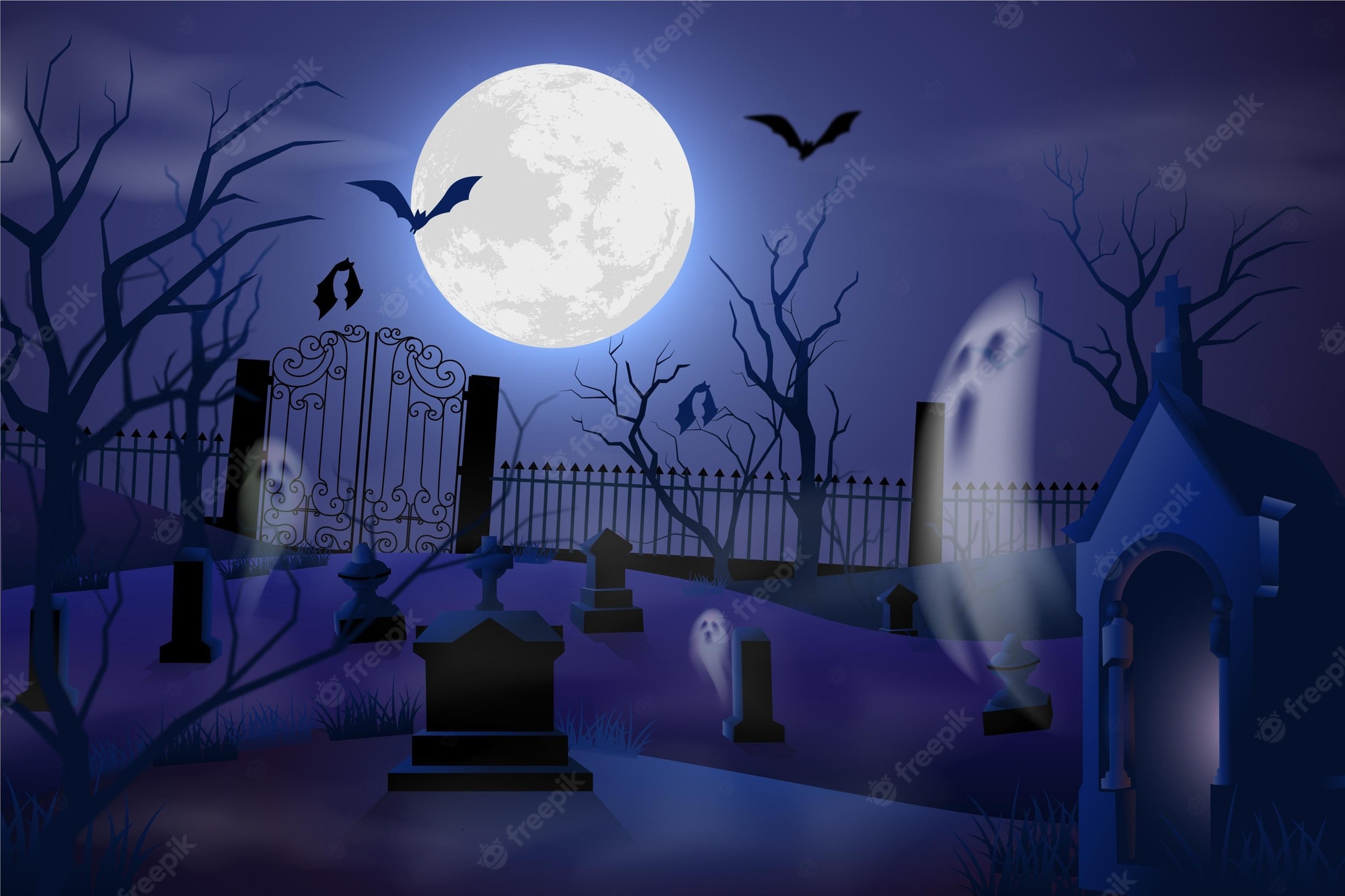 Graveyard Background