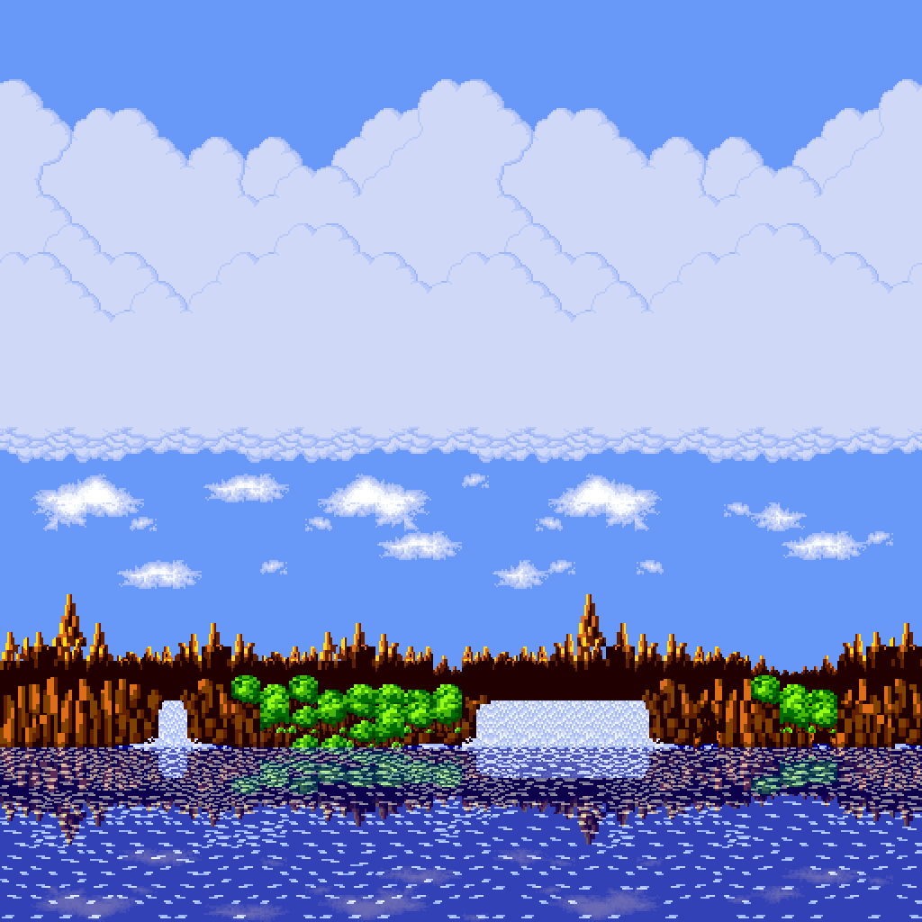 Green Hill Zone Background