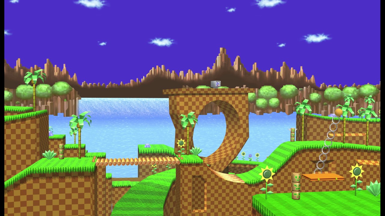 Green Hill Zone Background